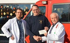 Spenden�bergabe an die FFW Fr�nkisch-Crumbach