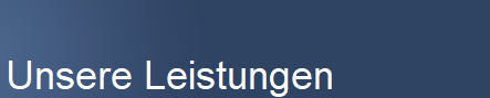 Unsere Leistungen